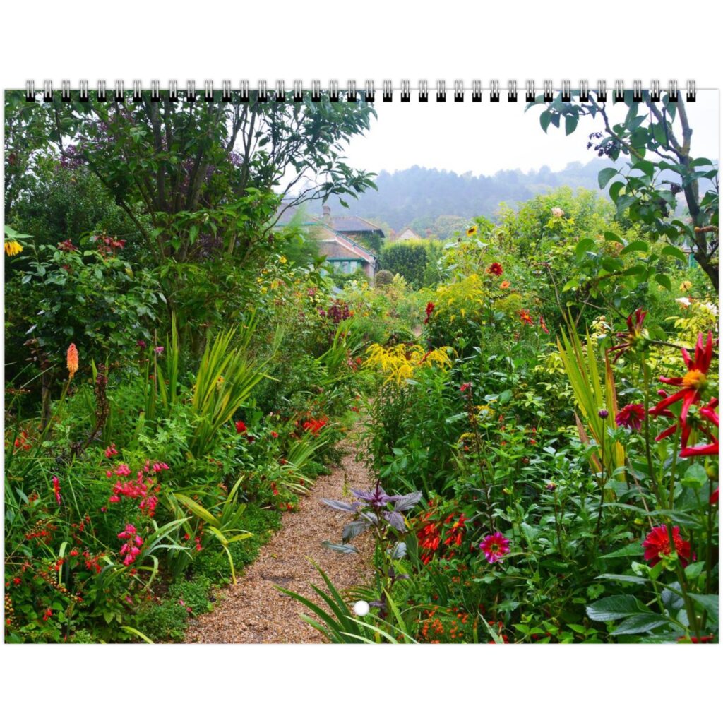 Claude Monet's garden at Giverny, France, flower garden