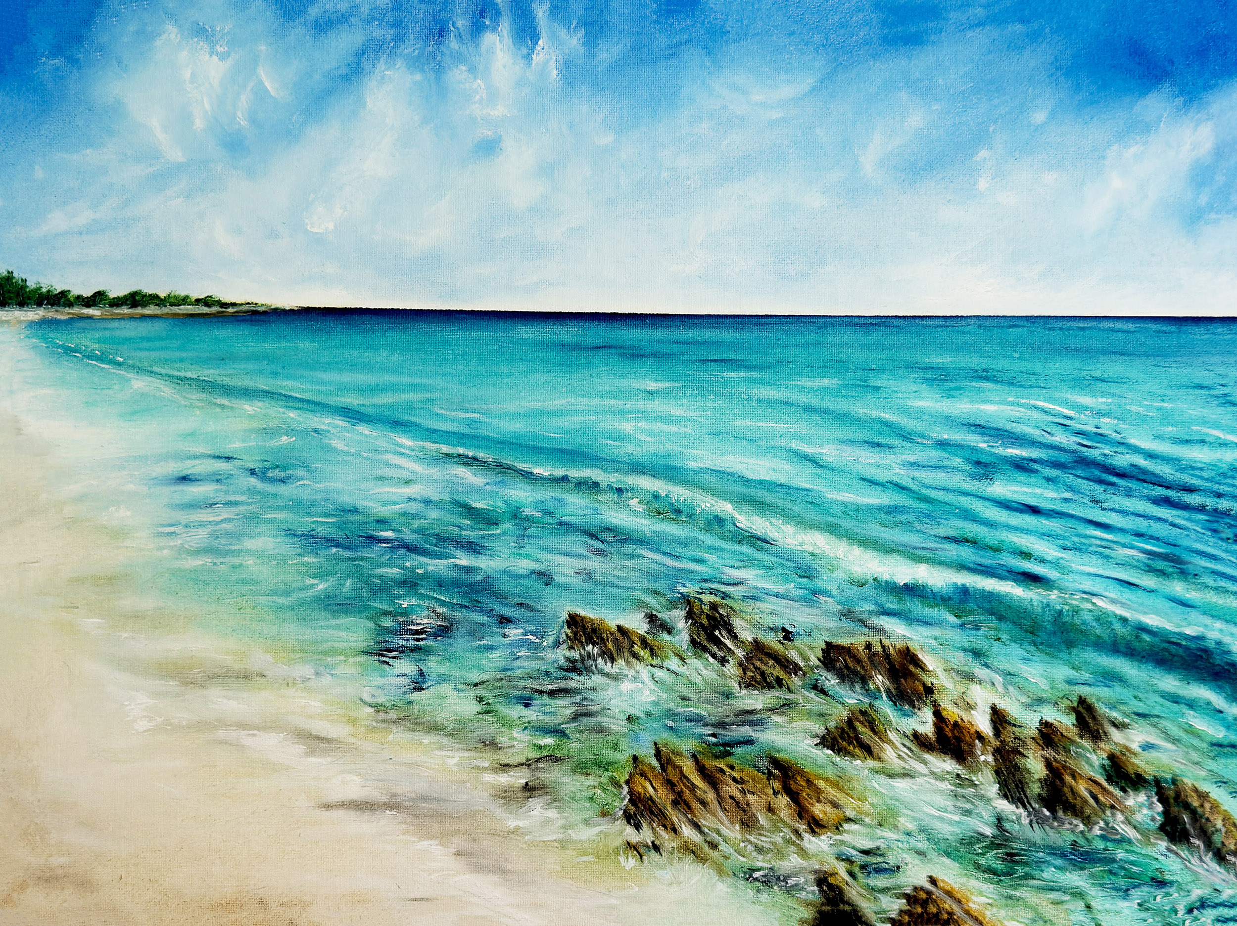 Sardinia Italy Seascape painting