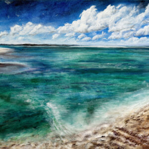 Emerald Tide. Canvas Print 45x60 cm / 18x24″