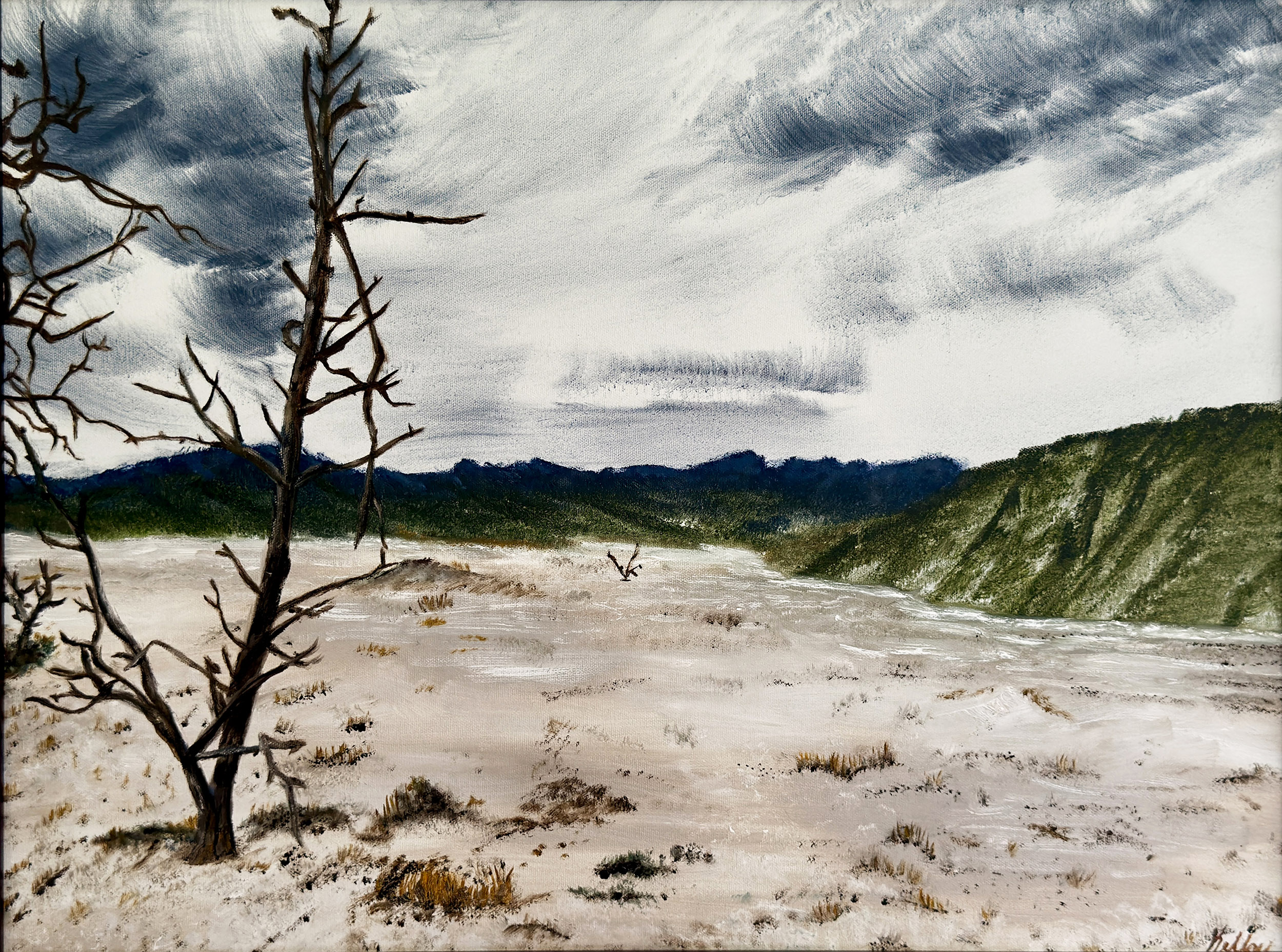 Yellowstone landscape painting