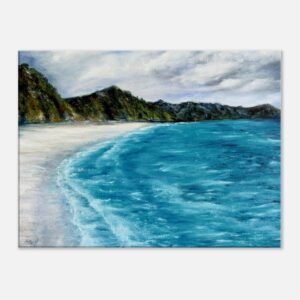 Carribean Blues  Fine Art Print on Canvas 45x60 cm / 18x24″
